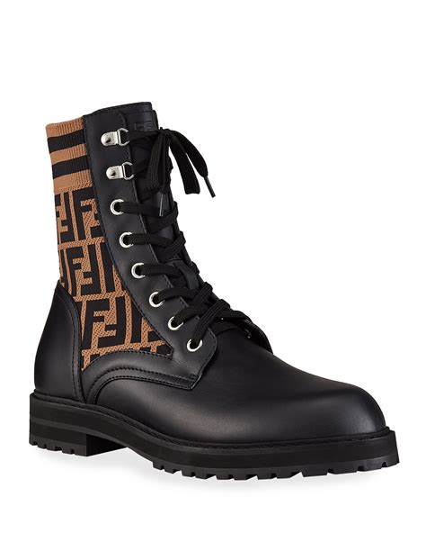 fendi lace up boots.